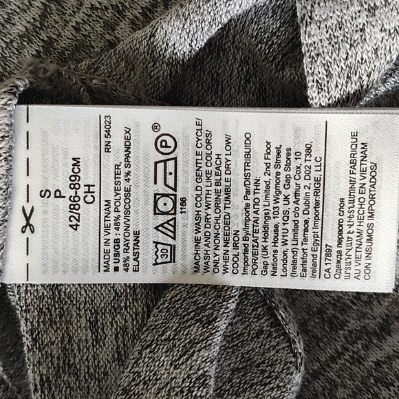 New BR Gray Shirt/Jersey Dress Size S - Picture 8 of 8